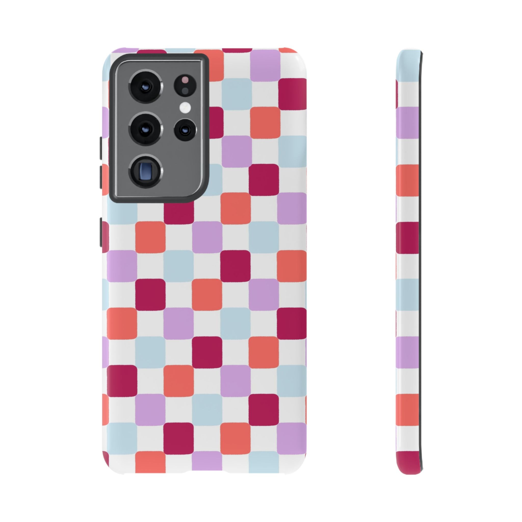 Colourful Checkered Phone Case