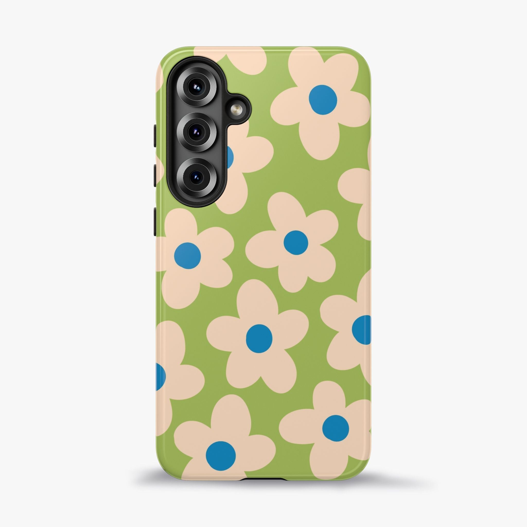 Cute Pastel Floral Phone Case in Sage Green