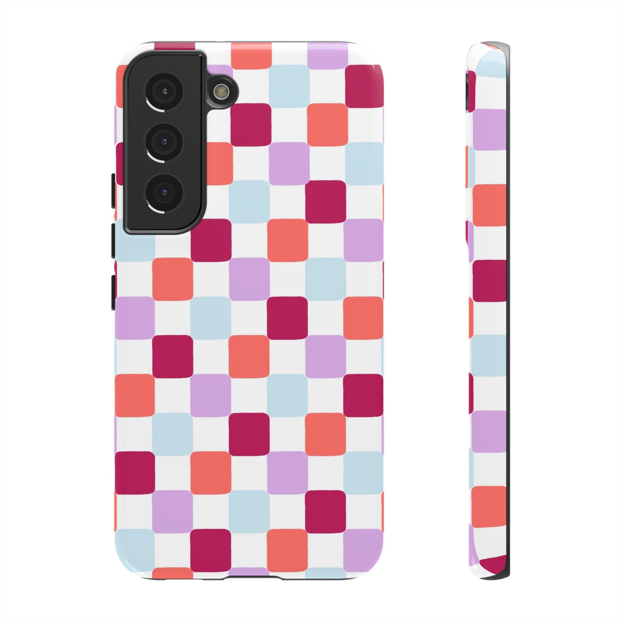 Colourful Checkered Phone Case