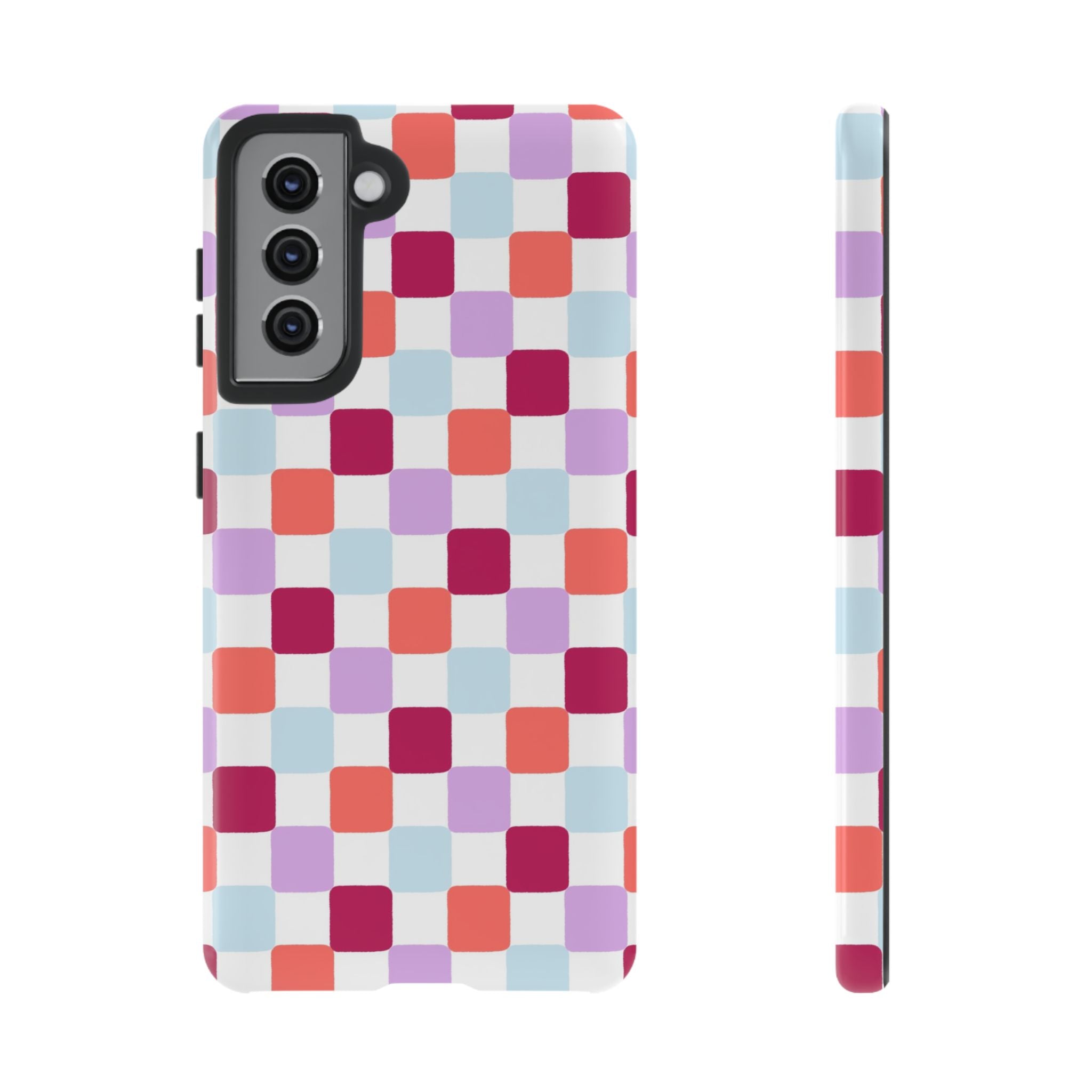Colourful Checkered Phone Case