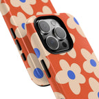 Tropical Beach Flowers Orange Phone Case