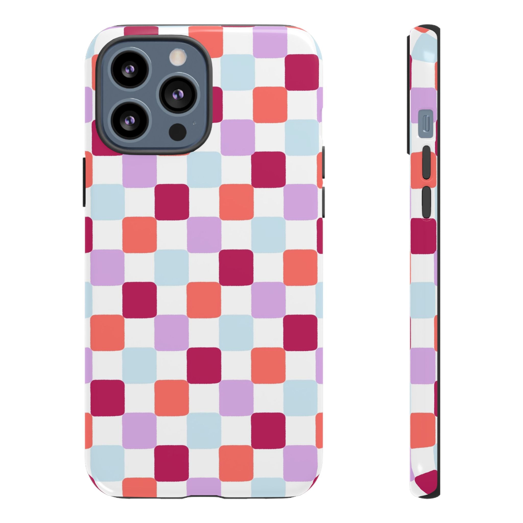 Colourful Checkered Phone Case
