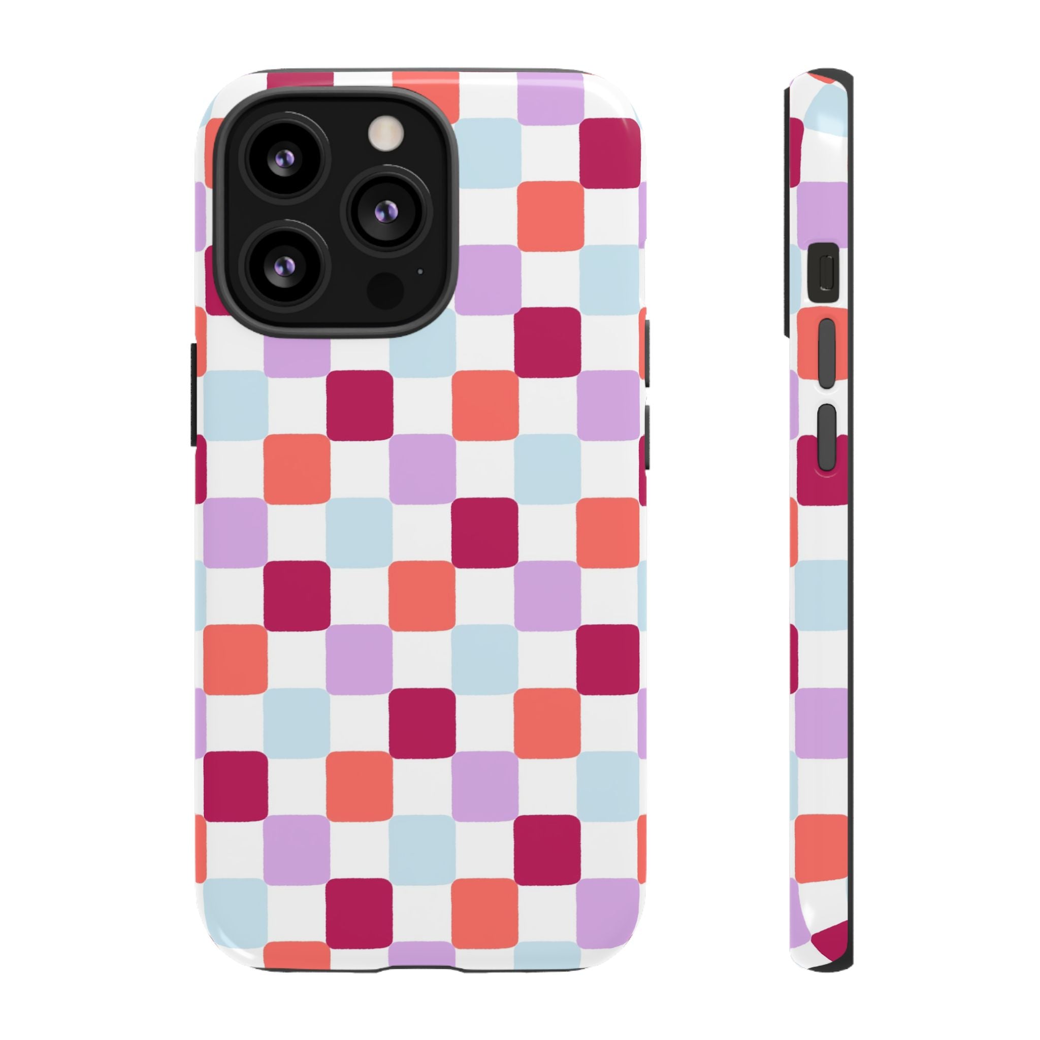 Colourful Checkered Phone Case
