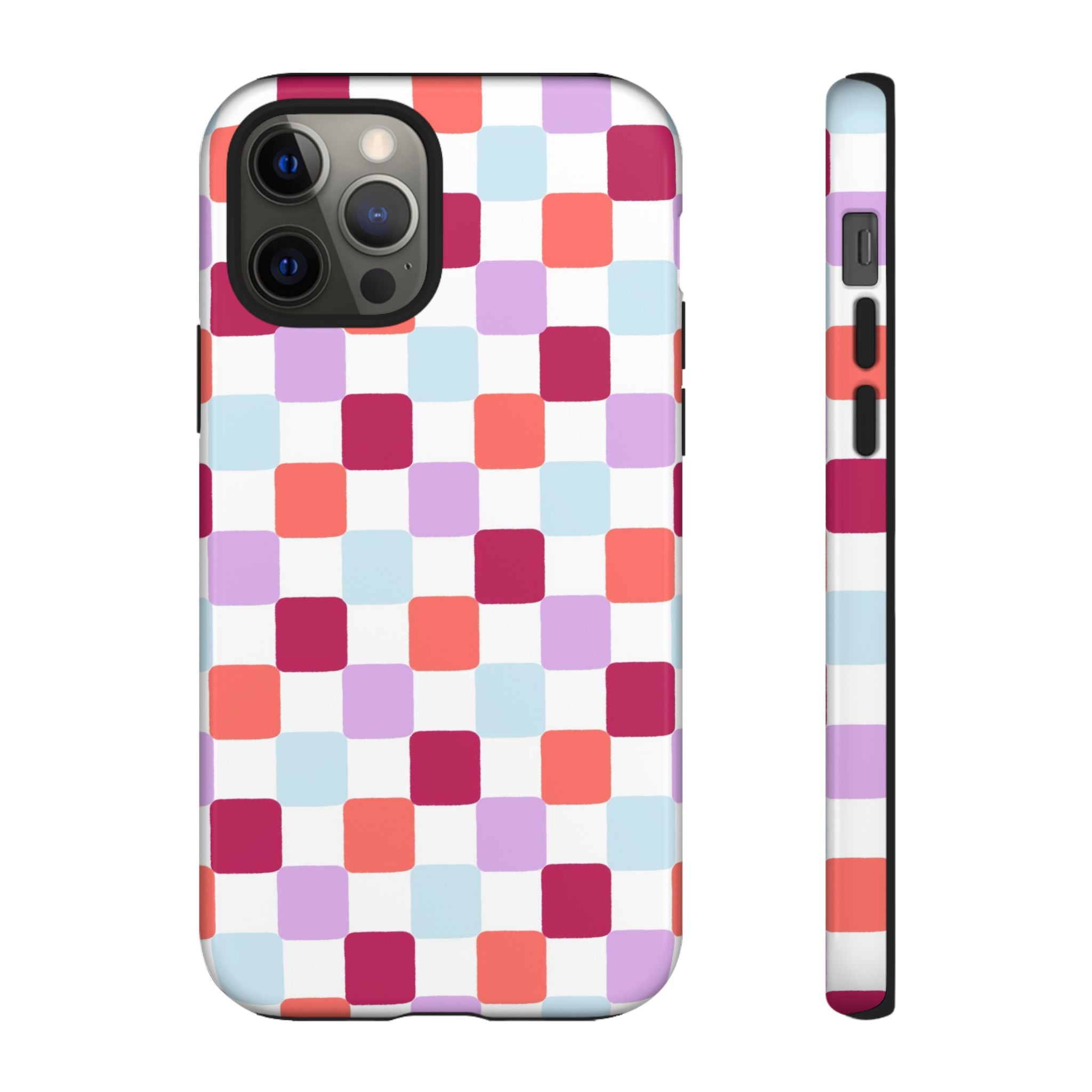 Colourful Checkered Phone Case