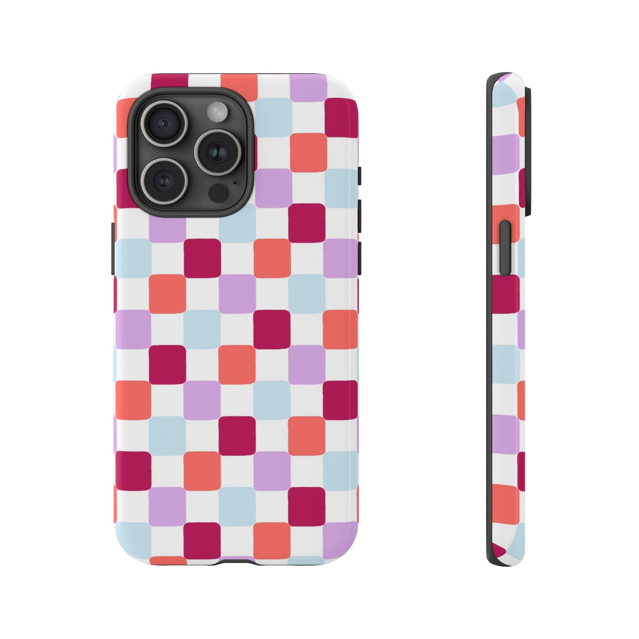 Colourful Checkered Phone Case