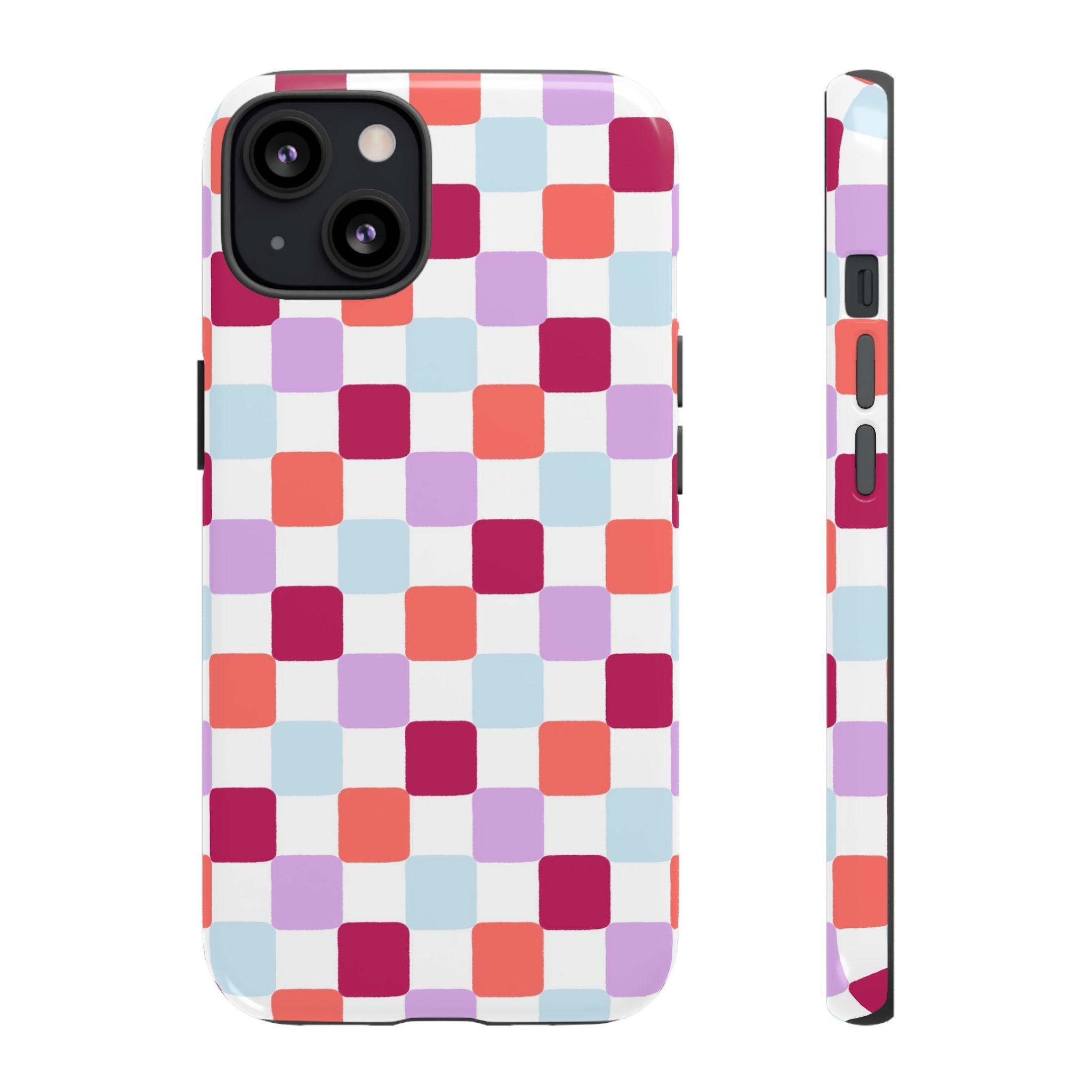 Colourful Checkered Phone Case