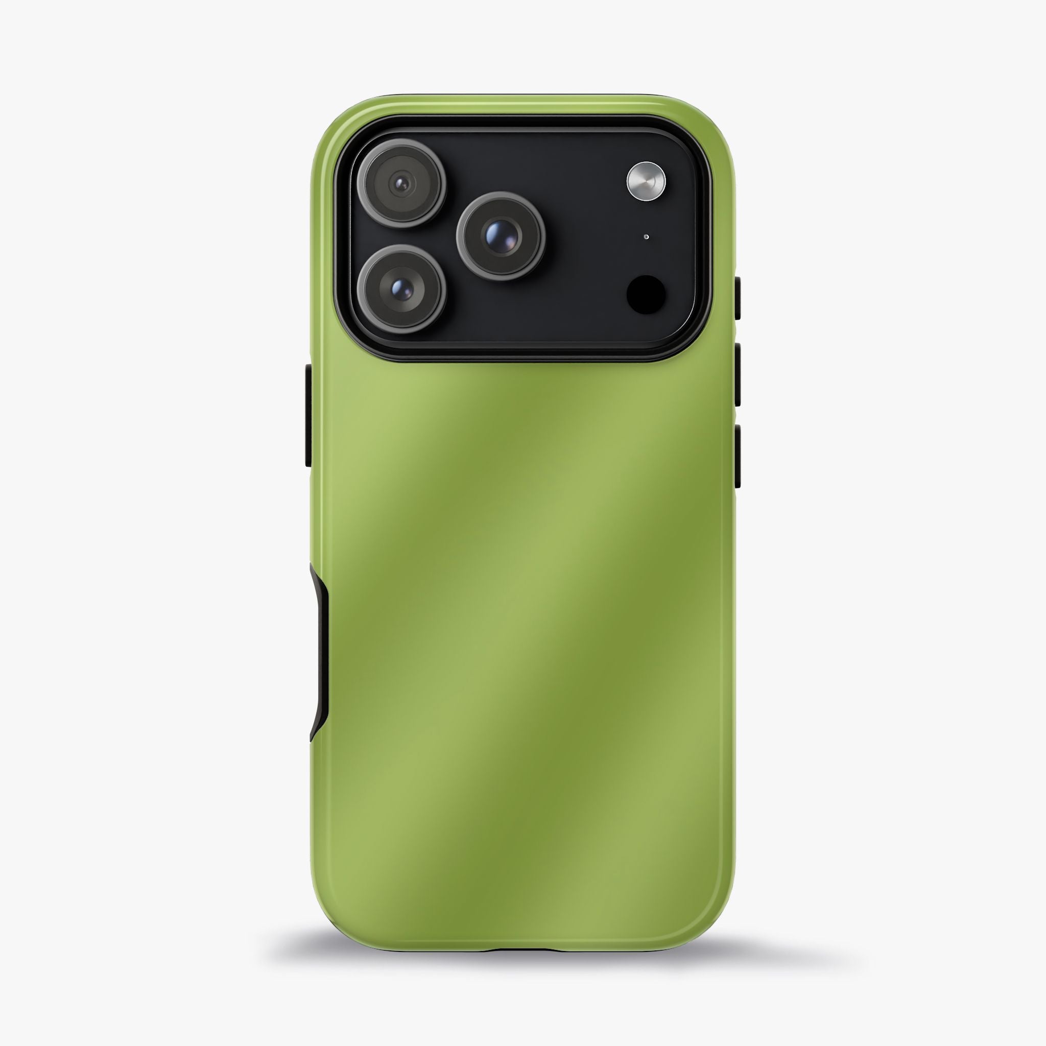 Green Tea Diagonal Ombre Stripes Phone Case