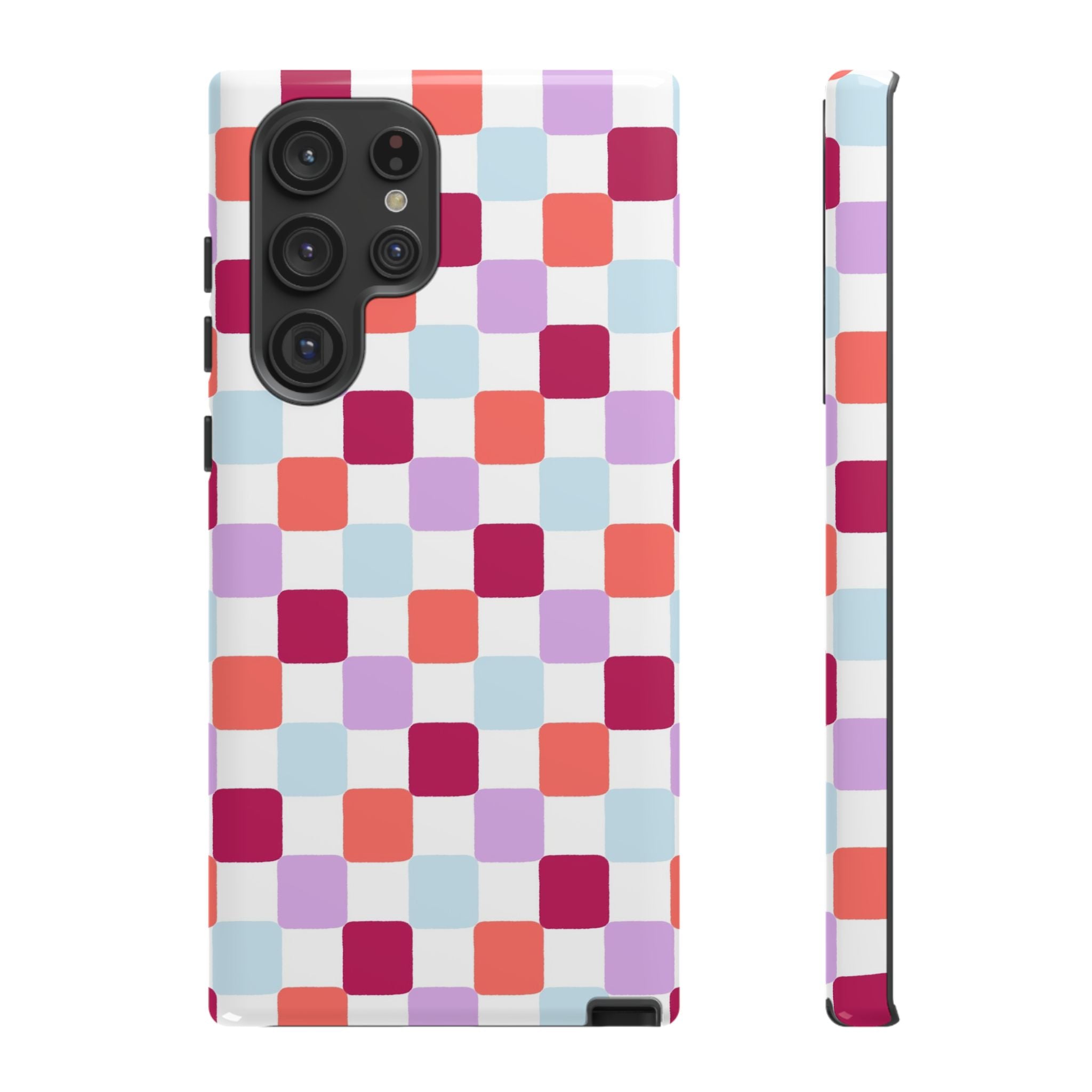 Colourful Checkered Phone Case