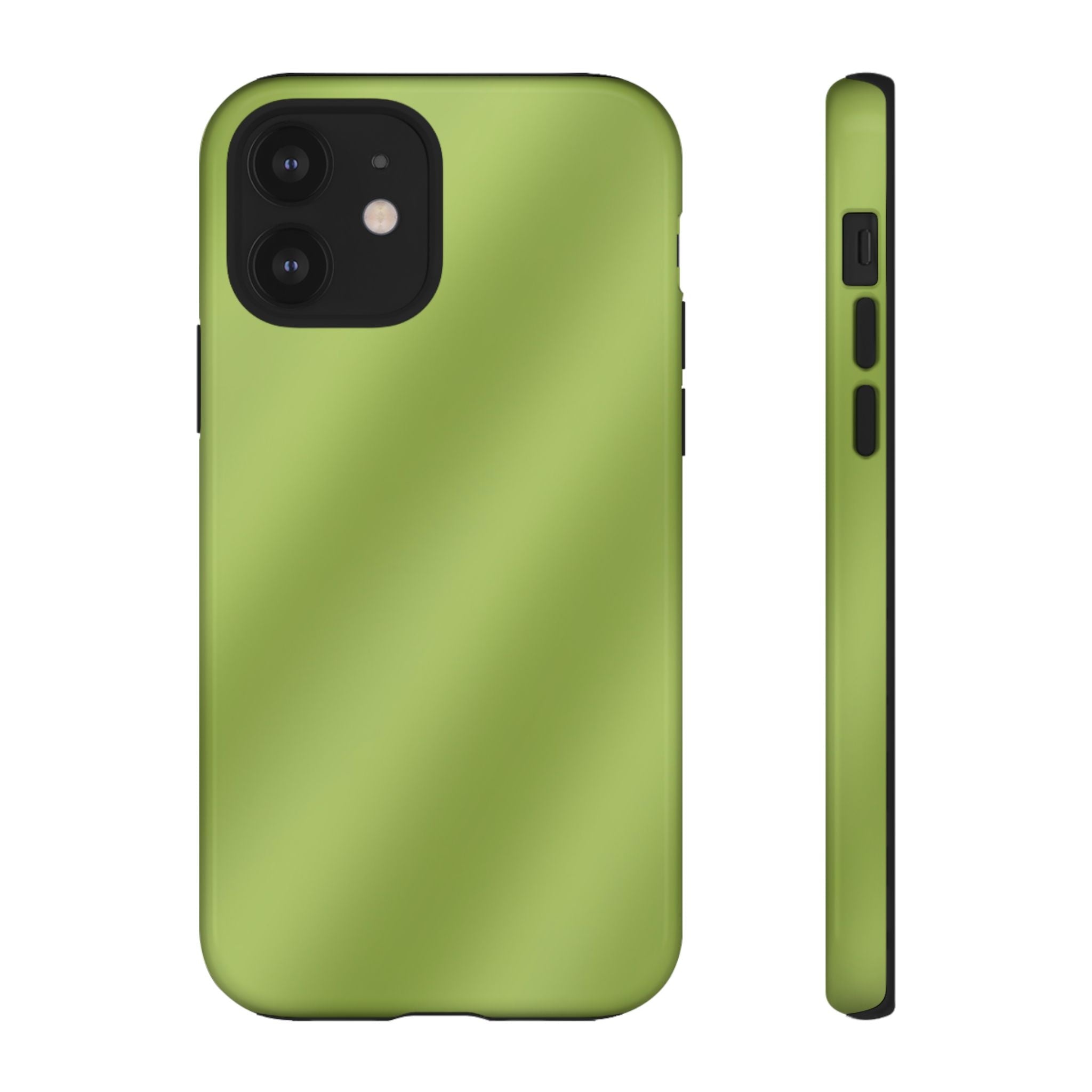 Green Tea Diagonal Ombre Stripes Phone Case