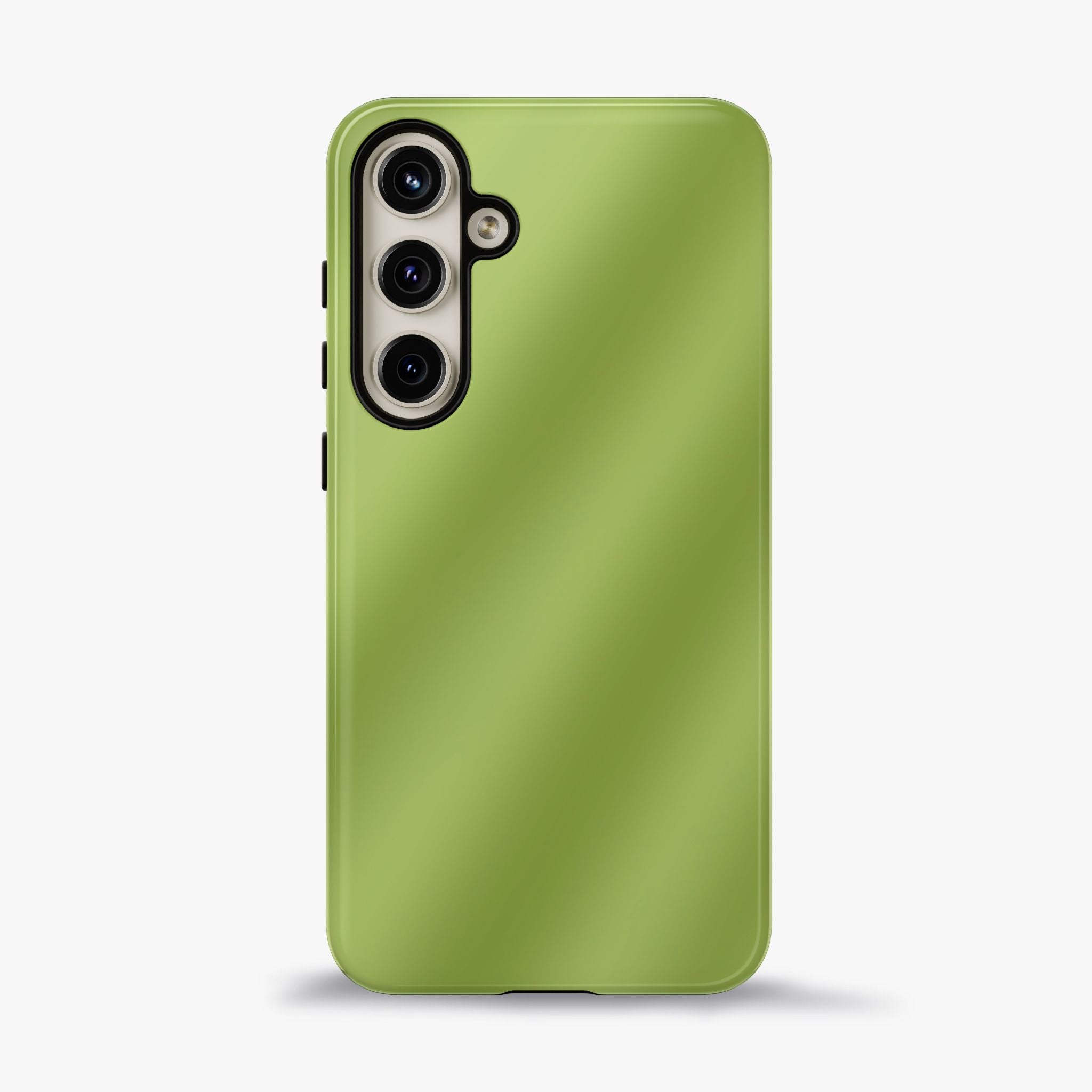 Green Tea Diagonal Ombre Stripes Phone Case