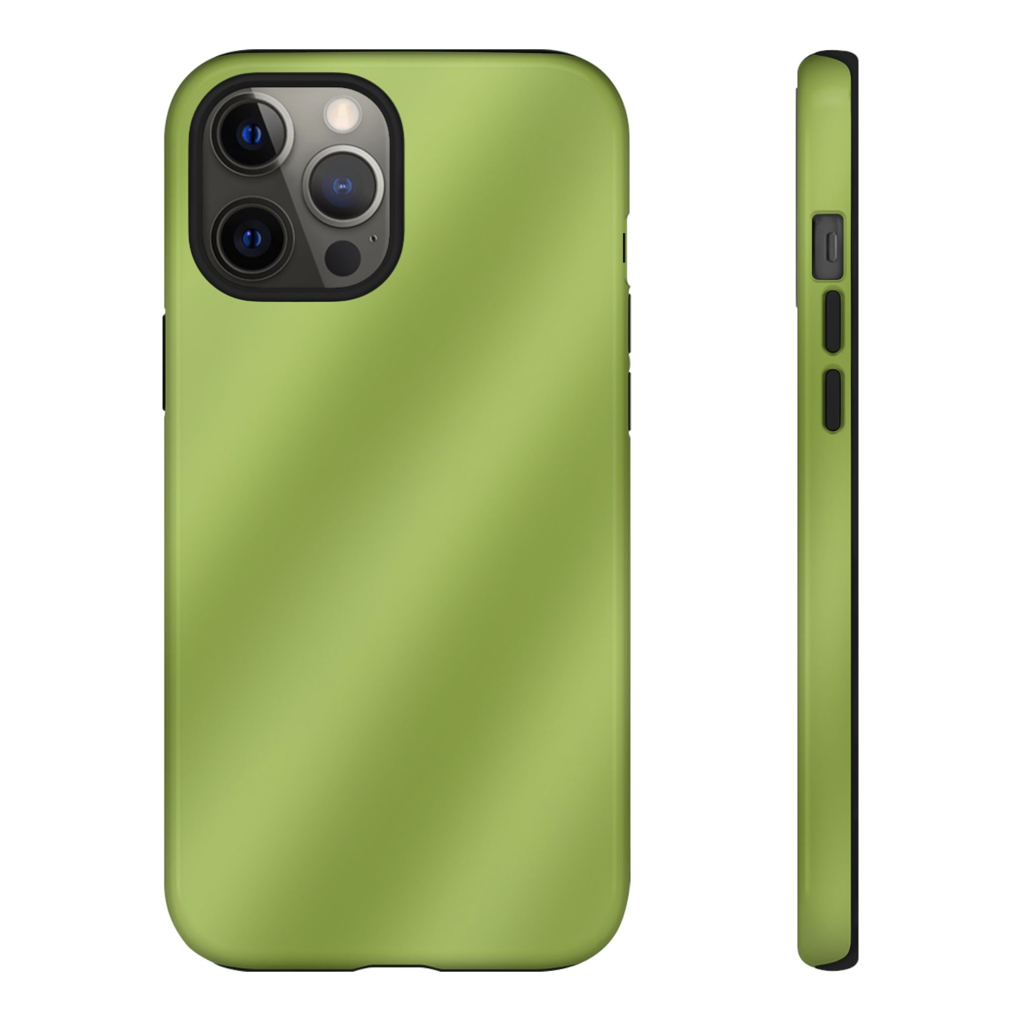 Green Tea Diagonal Ombre Stripes Phone Case