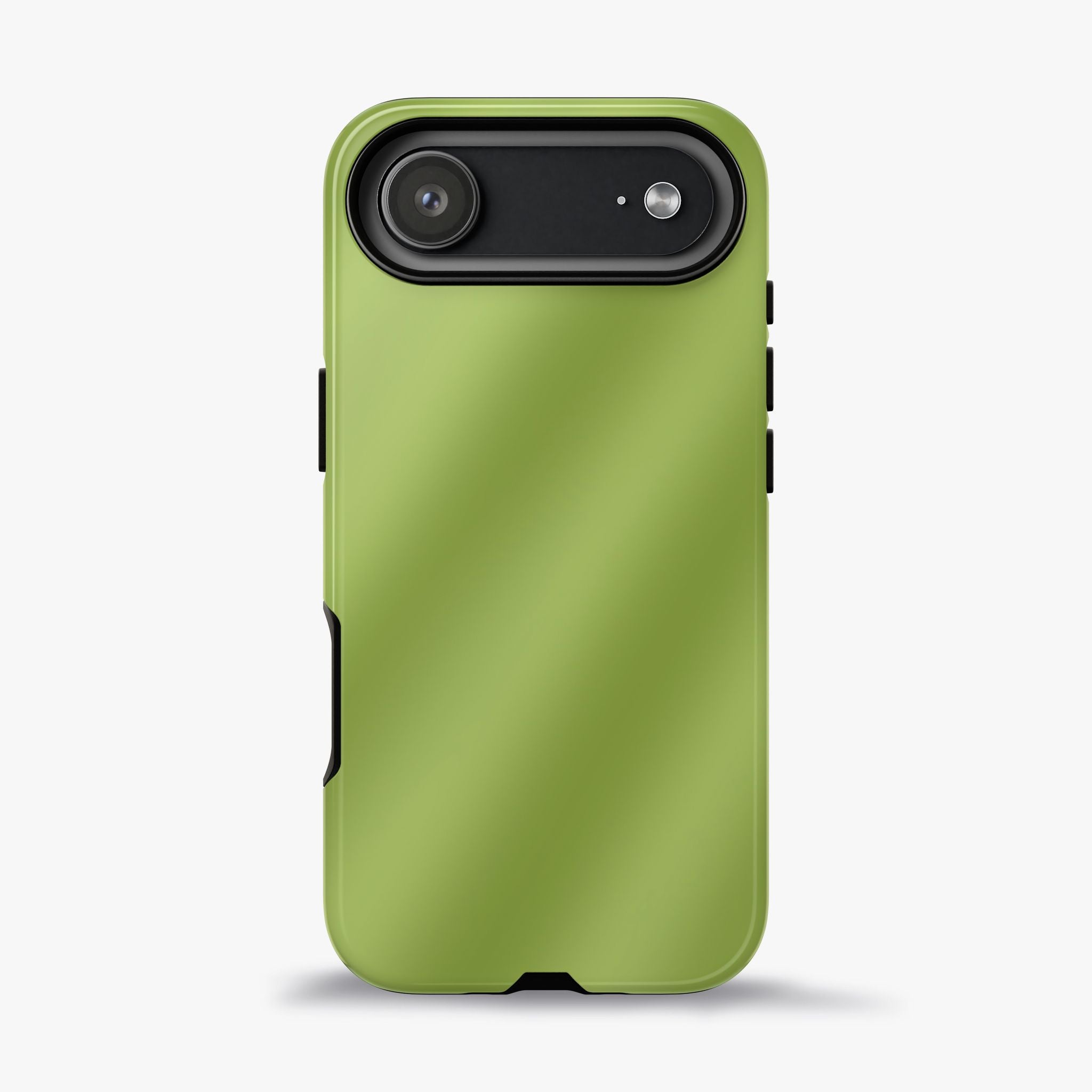 Green Tea Diagonal Ombre Stripes Phone Case