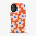 Tropical Beach Flowers Orange Phone Case