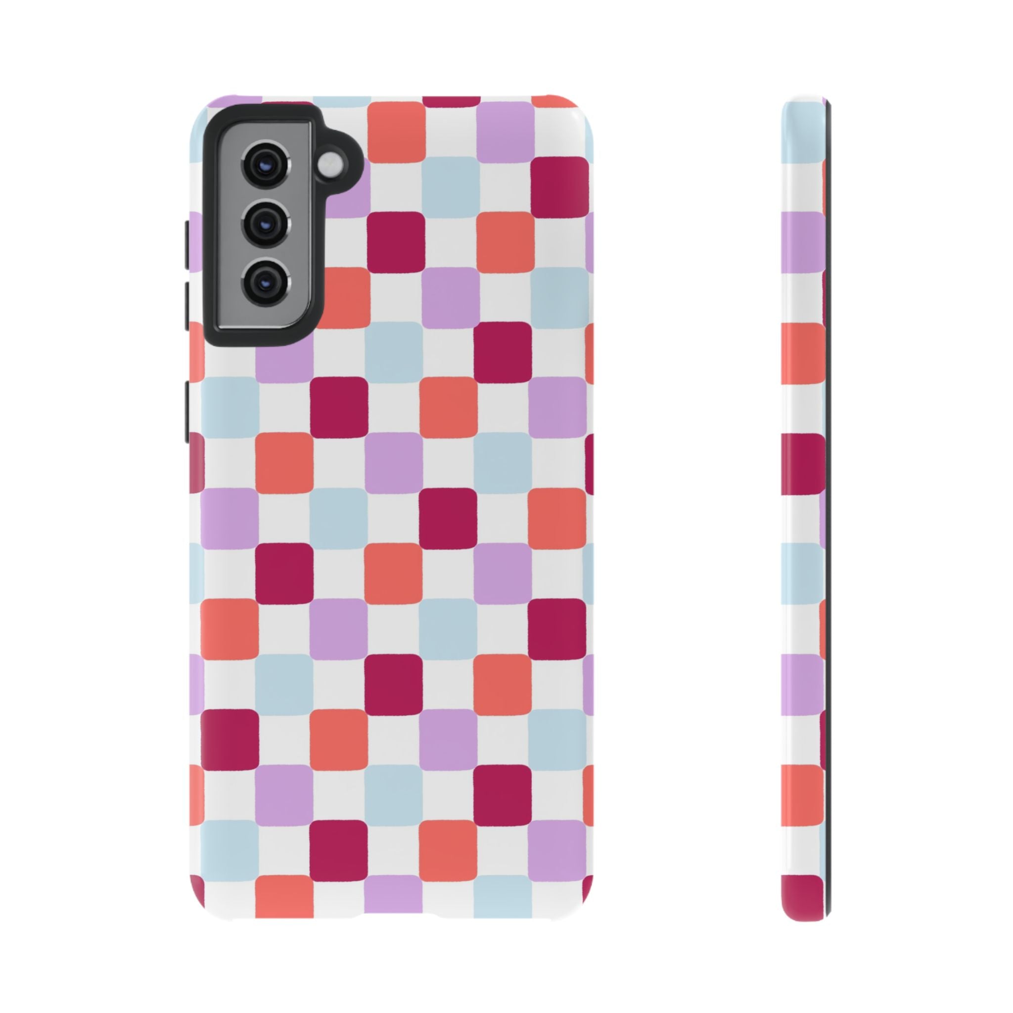 Colourful Checkered Phone Case