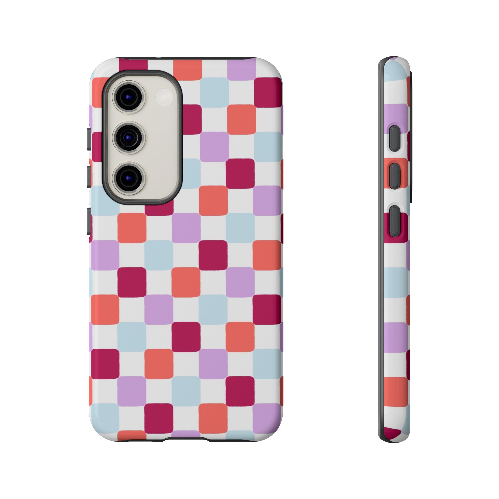 Colourful Checkered Phone Case