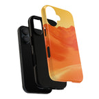 Orange Mountain Illustration Phone Case