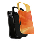 Orange Mountain Illustration Phone Case
