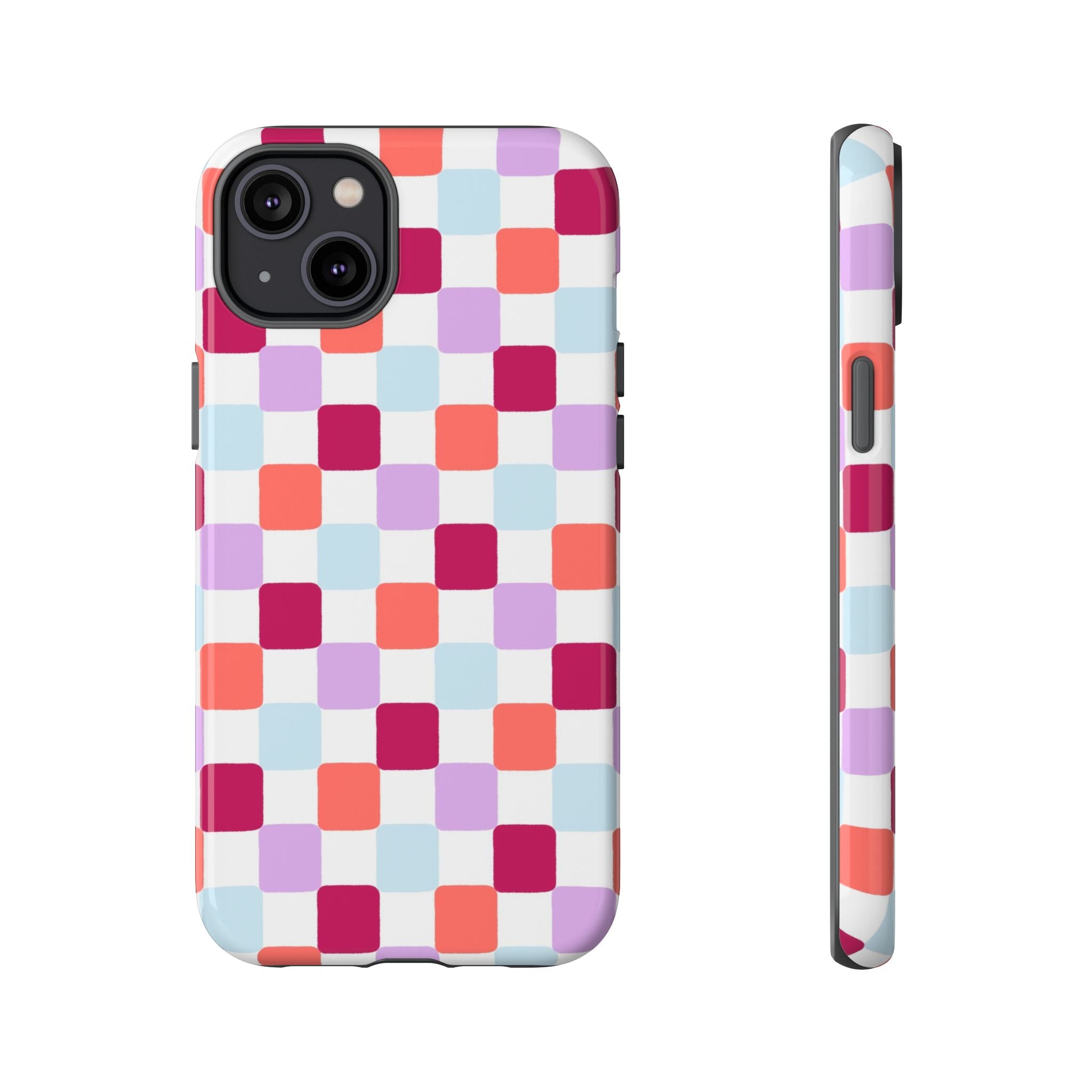 Colourful Checkered Phone Case