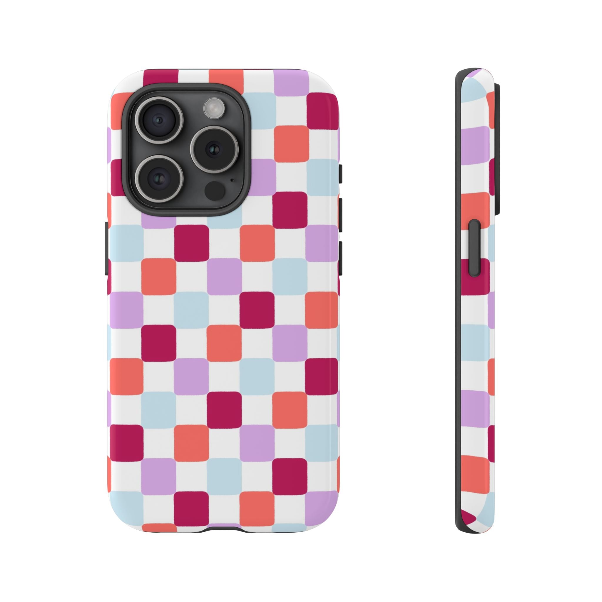 Colourful Checkered Phone Case
