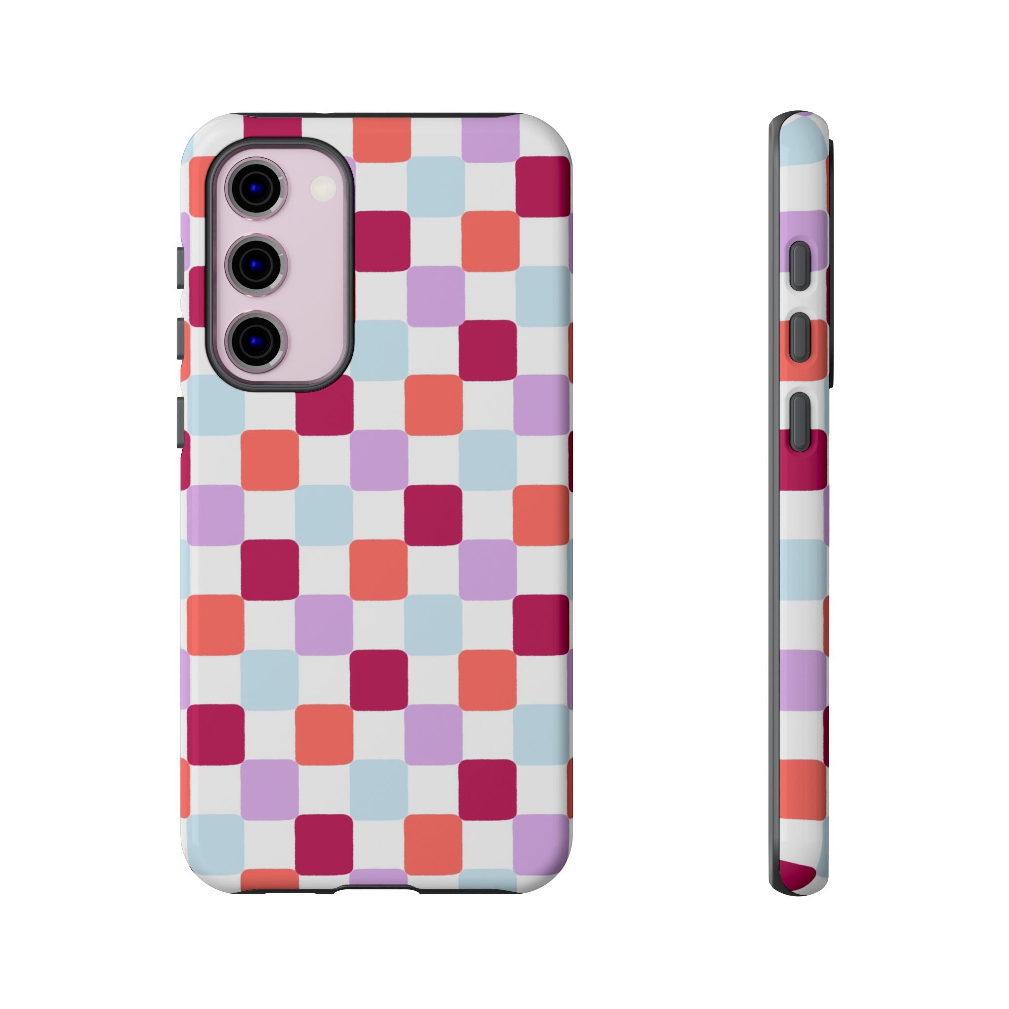 Colourful Checkered Phone Case