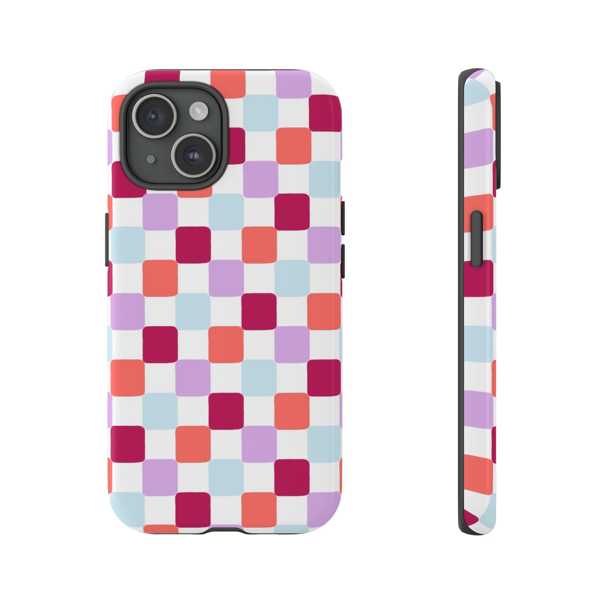 Colourful Checkered Phone Case