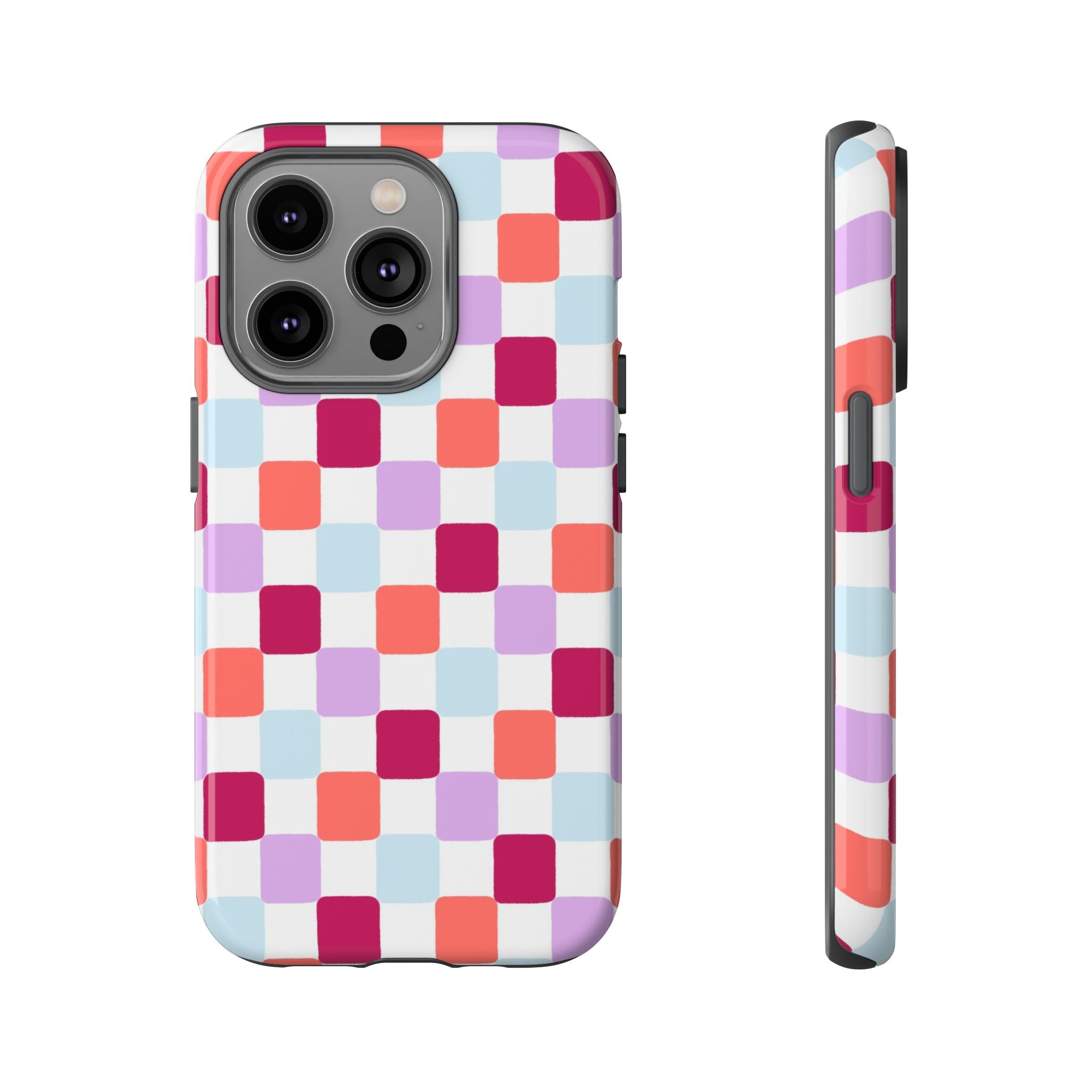 Colourful Checkered Phone Case