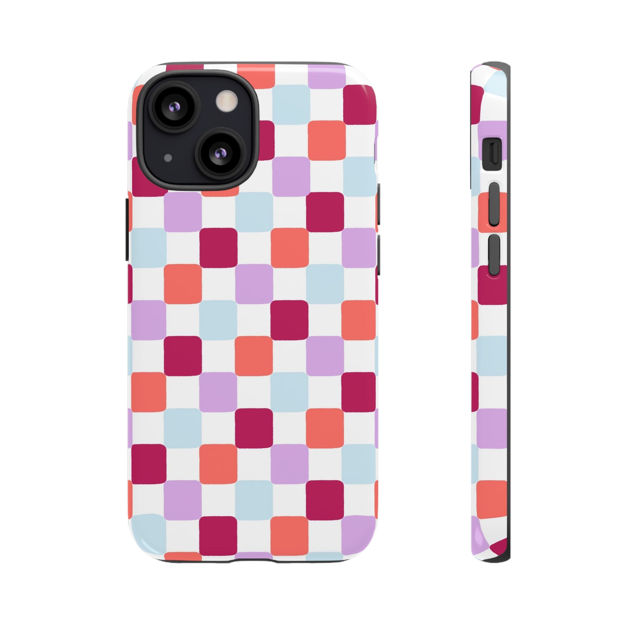 Colourful Checkered Phone Case