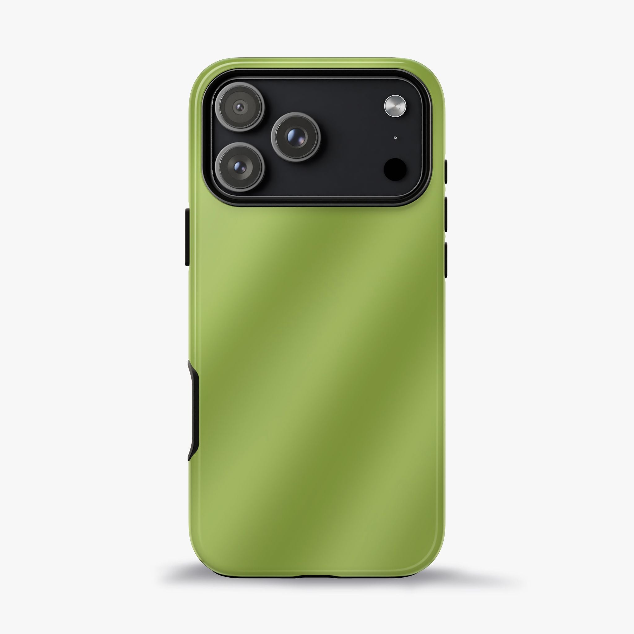 Green Tea Diagonal Ombre Stripes Phone Case