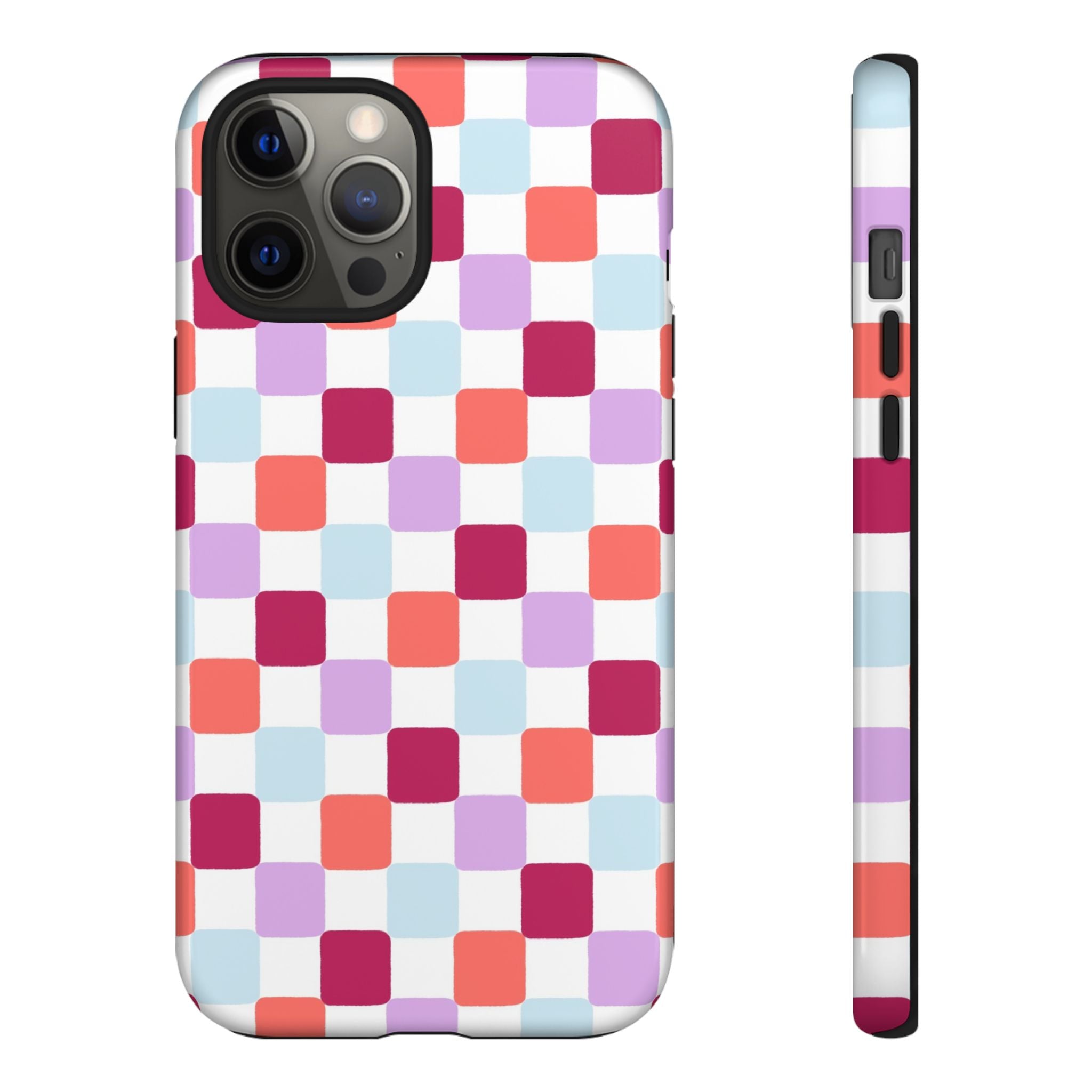 Colourful Checkered Phone Case