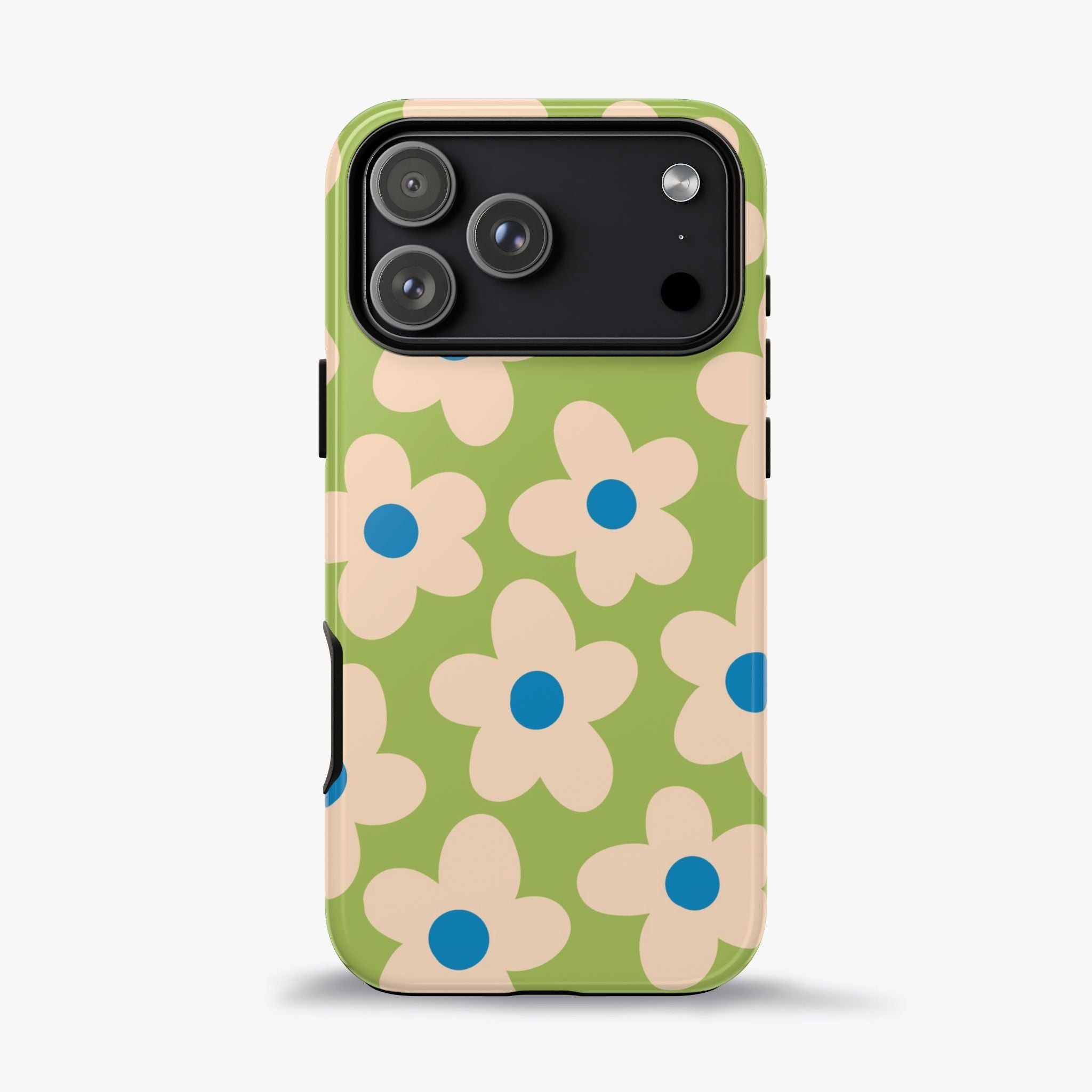 Cute Pastel Floral Phone Case in Sage Green