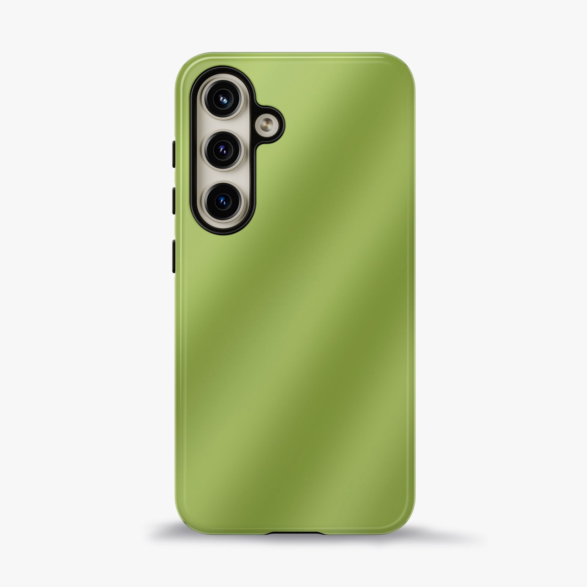 Green Tea Diagonal Ombre Stripes Phone Case