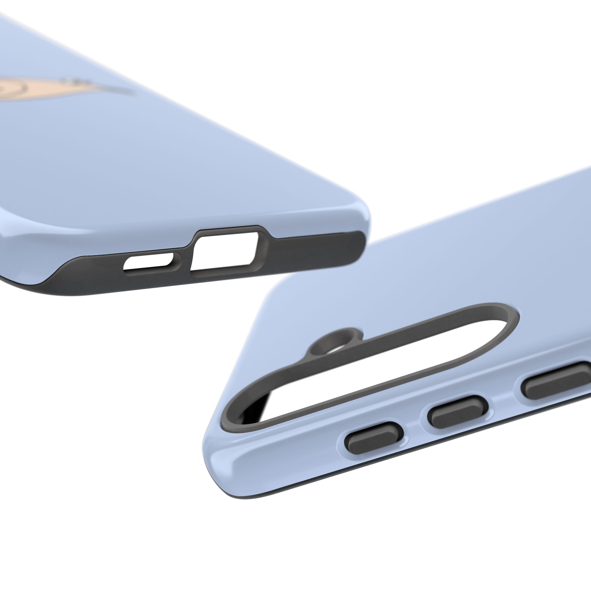 Curious Bird Light Blue Phone Case