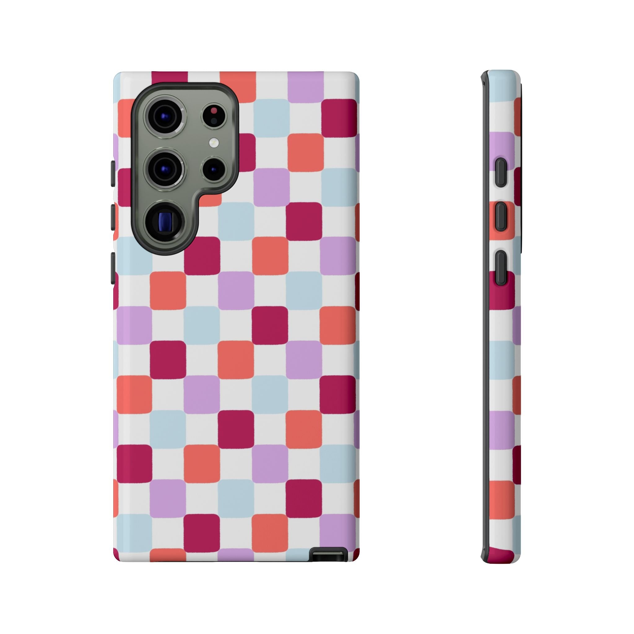 Colourful Checkered Phone Case
