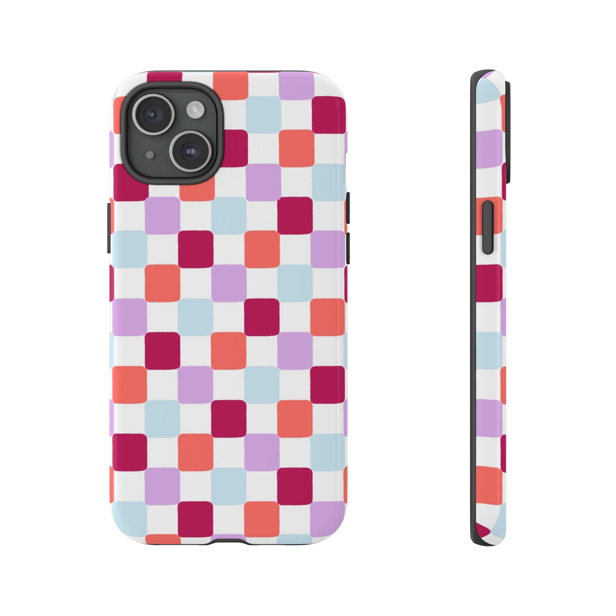 Colourful Checkered Phone Case