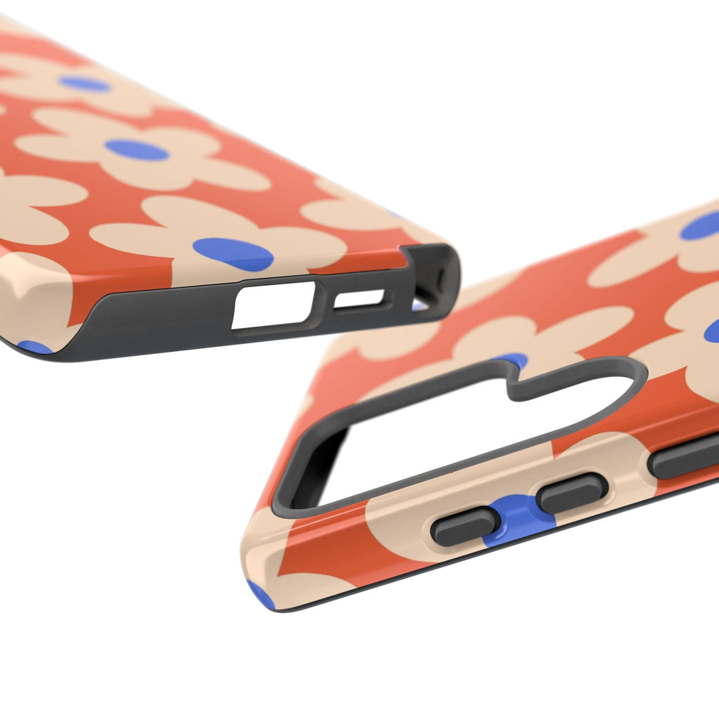 Tropical Beach Flowers Orange Phone Case