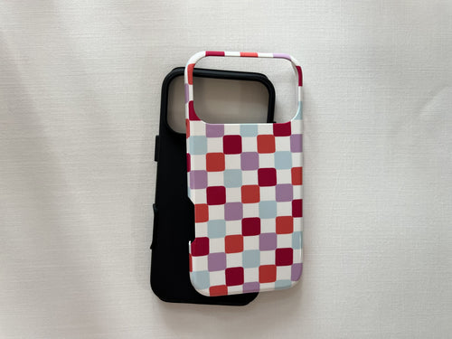 Colourful Checkered Phone Case
