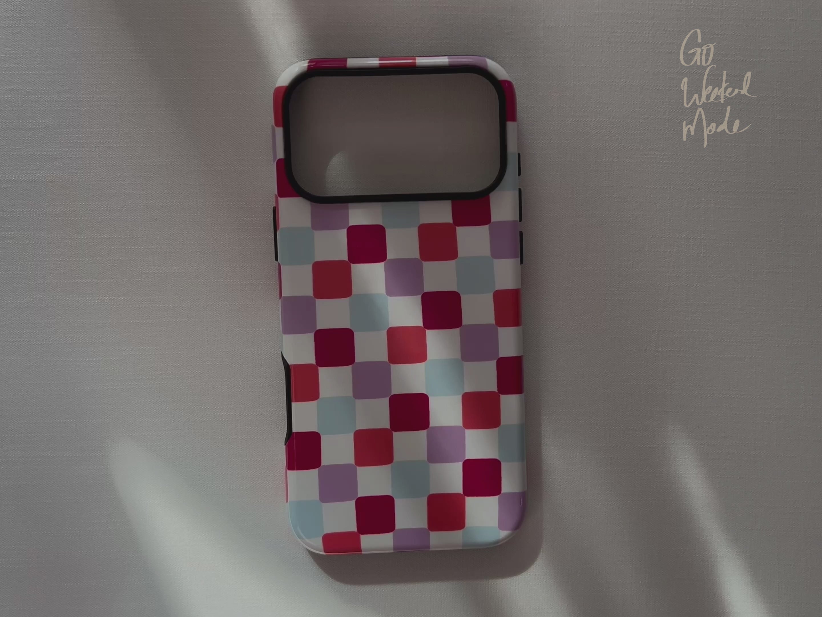 Colourful Checkered Phone Case